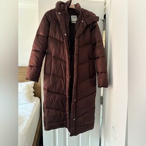 Abercrombie Long Puffer Coat